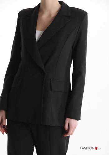  double-breasted Blazer with buttons Black