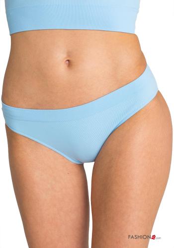  Culotte sín costura canalé  Azul flor de lis