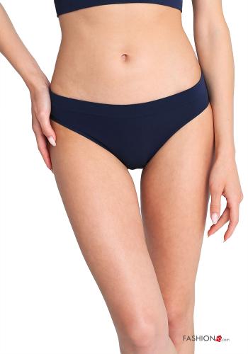  Culotte sín costura canalé  azul de Prusia