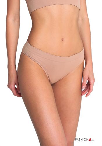  seamless Ribbed Briefs  Suede