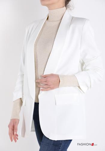  Casual Jacket  White