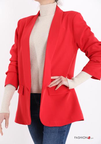  Casual Jacket  Red