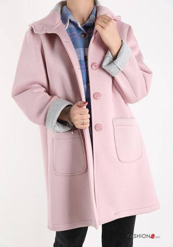  Casual Coat  Pink