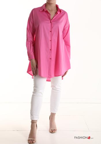  Cotton Shirt  Red-pink