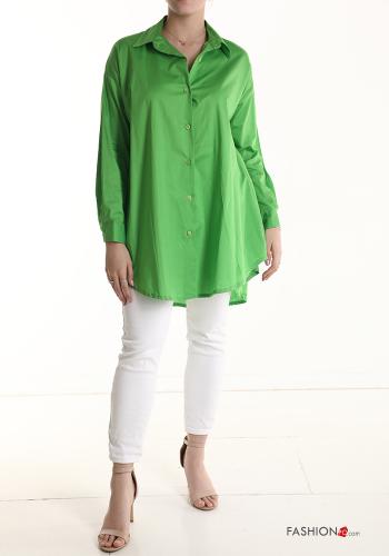  Cotton Shirt  Emerald green