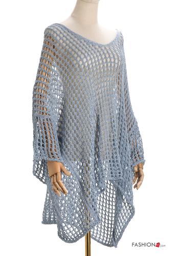  Vestido playero de rejilla 