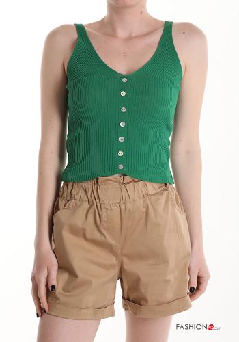  Top with buttons with v-neck Jade