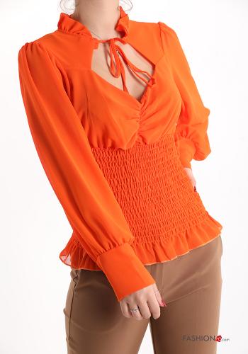  Blusa Elegante  Arancione