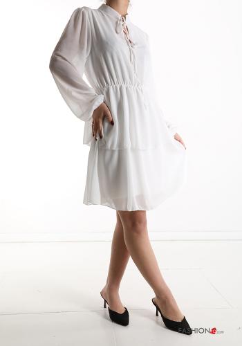  Elegant Kleid  Weiß