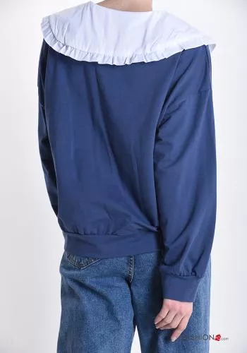  Cotton Sweatshirt with bow