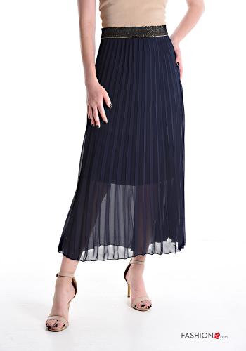  Falda De lurex  Azul medianoche