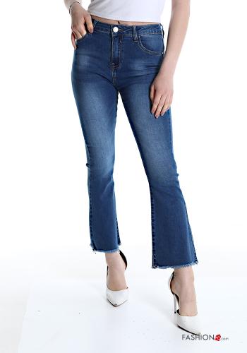  Cotton Jeans with pockets Blue