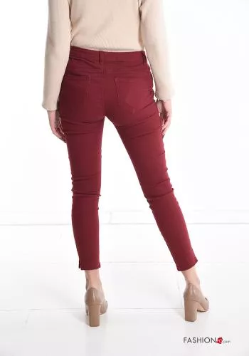  Jeans en Coton skinny avec poches 
