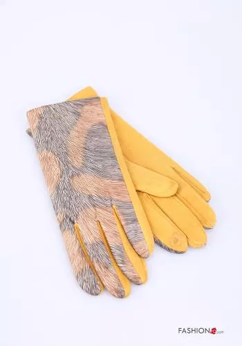 Set mit 12 Paar Tiermuster Handschuhe