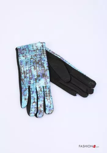 Set mit 12 Paar Bedrucktes Muster Handschuhe