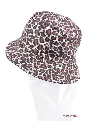  Animal print Cotton Hat 