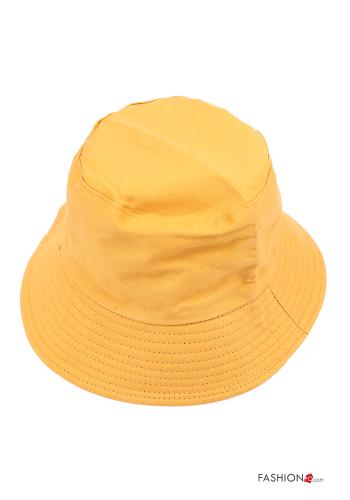  Multicoloured Cotton Hat  Yellow