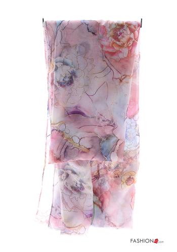  Floral Scarf  Pink