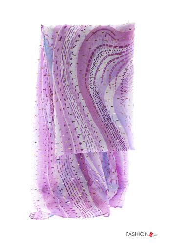  Patterned Scarf  Wisteria