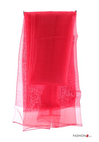 Sciarpa in Seta  Rosso