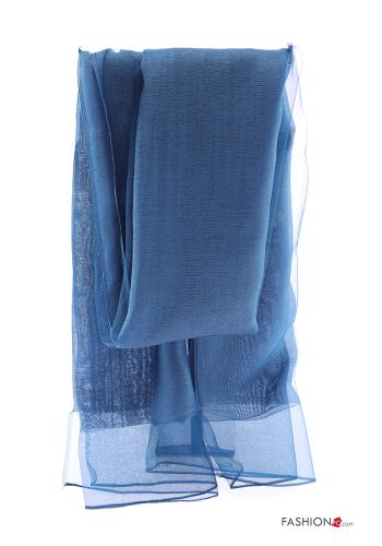  Sciarpa in Seta  Azzurro fiordaliso