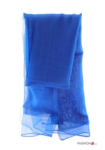  Sciarpa in Seta  Blu