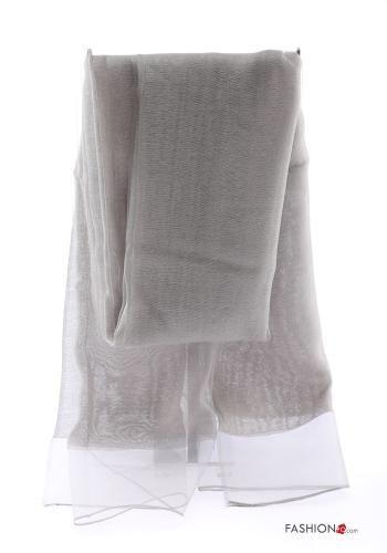  Sciarpa in Seta  Grigio 20%