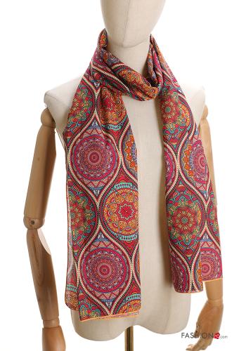  Bedrucktes Schal aus Baumwolle 