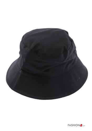  Cotton Hat  Black