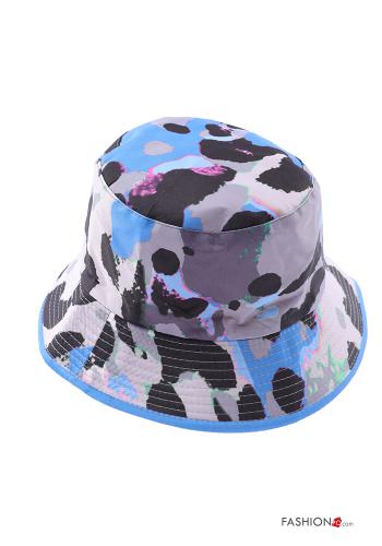  Sombrero de Algodón Diseño impreso  Azul