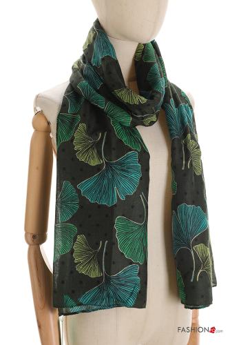  Patterned Scarf  Green