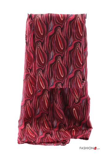  Sciarpa Fantasia stampata  Fucsia