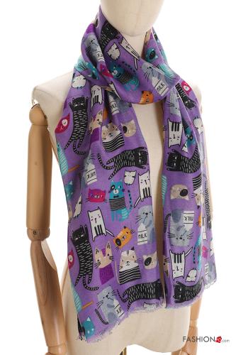  Animal motif Scarf 