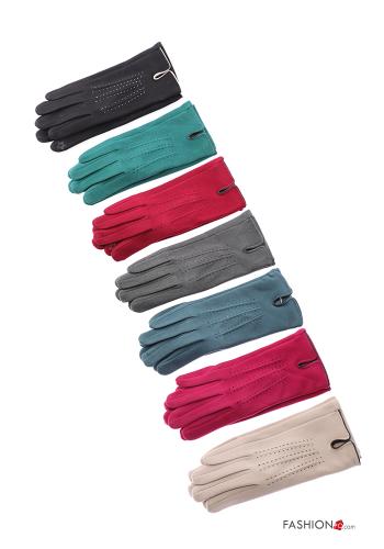 Conjunto de 12 pares Guantes Estilo Informal  Varios colores