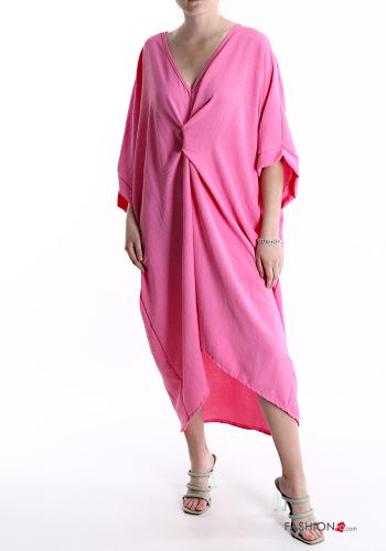  Robe à col en V 