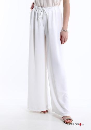  Trousers with bow White