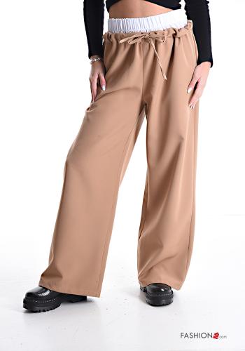  Trousers with drawstring with elastic with pockets