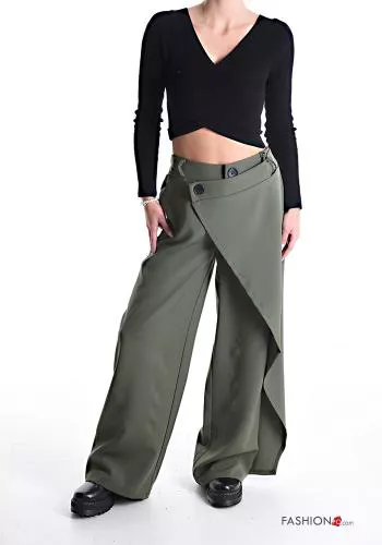  oversized wide leg Trousers with pockets with elastic