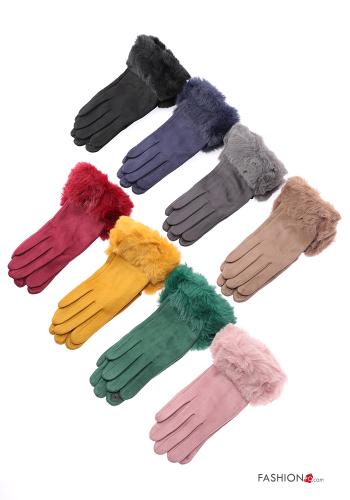  faux fur Gloves 