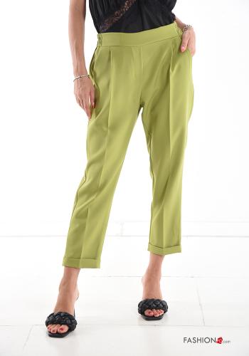 Trousers with pockets Light olive