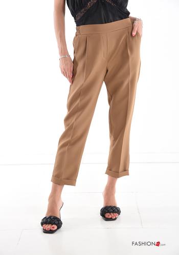  Trousers with pockets Camel