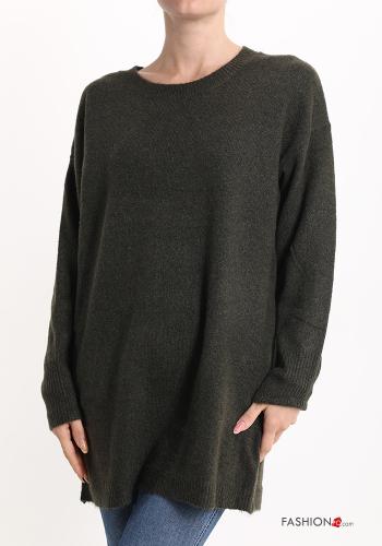  Casual Sweater  Military green