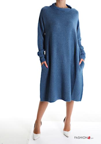  Wool Mix Dress with pockets