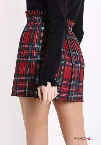 Minifalda Estampado tartán