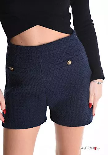  Cotton Shorts with buttons