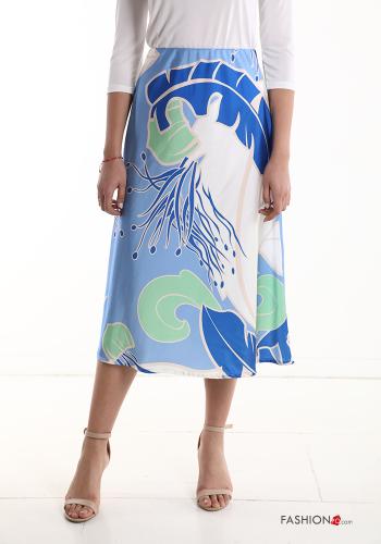  Falda midi Diseño impreso 
