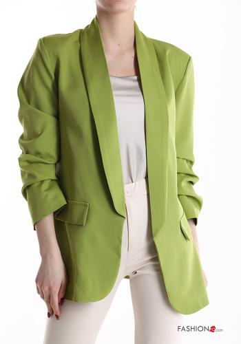  Blazer con fodera maniche a tre quarti  Asparago