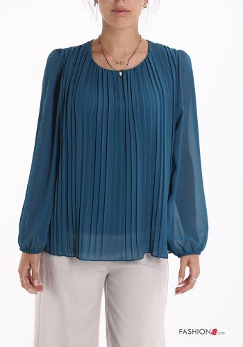  plissiert Bluse 