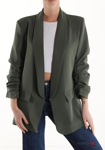  Casual Blazer  Grey asparagus