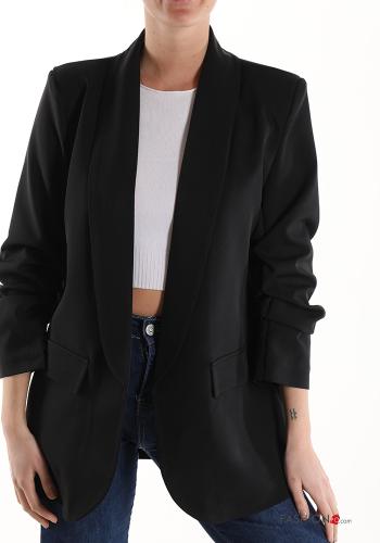  Casual Blazer  Black